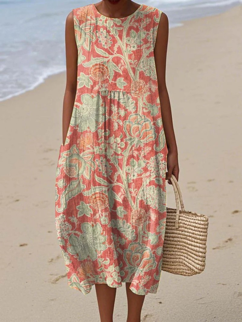 Künstlerisches Strandkleid