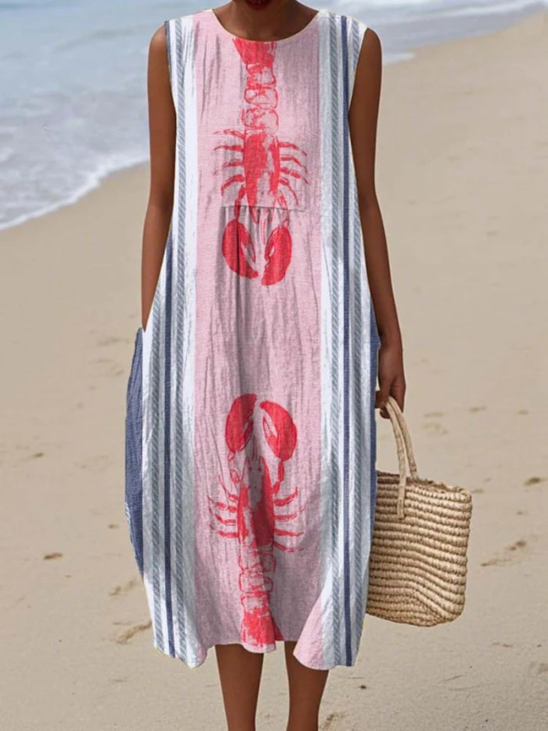 Künstlerisches Strandkleid.