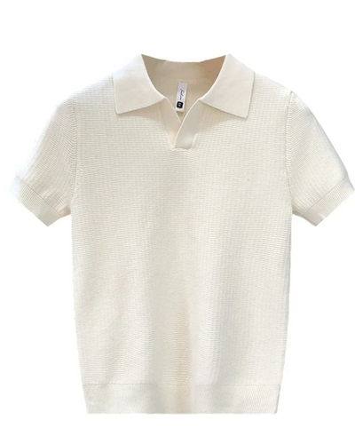 Atmungsaktives Strick-Polo-Shirt