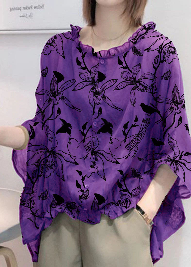 Bluse mit Rüschen in großen Größen