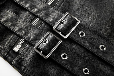 Moderne PU-Lederjacke