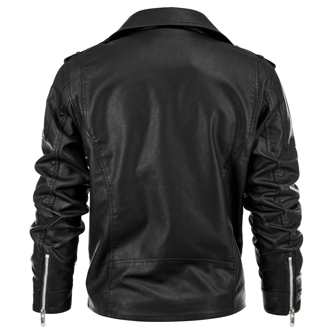 Moderne PU-Lederjacke