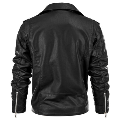 Moderne PU-Lederjacke