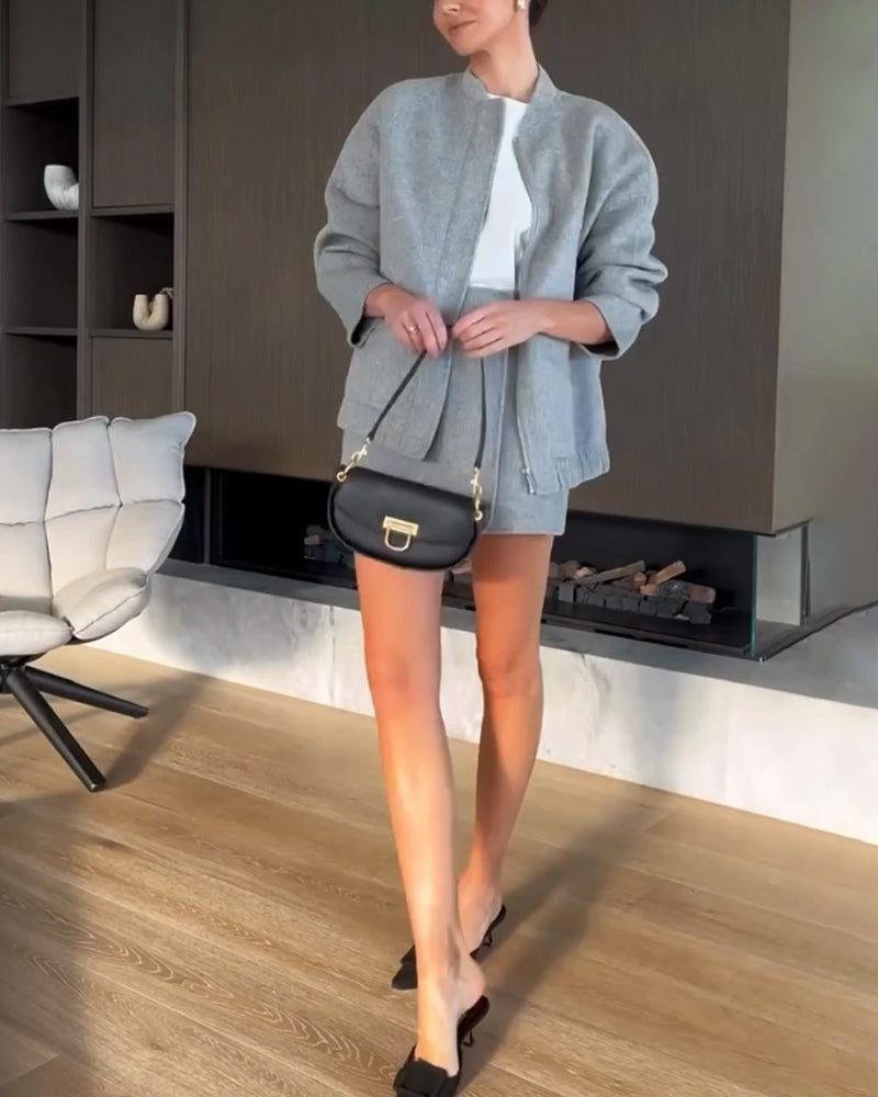 Universelles Set aus Jacke und Rock