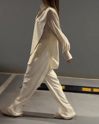 Set mit Hemd und Hose im Patch-Stil