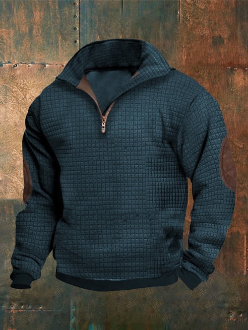 Casual Pullover mit Stehkragen