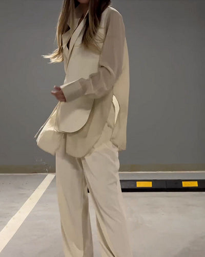 Set mit Hemd und Hose im Patch-Stil