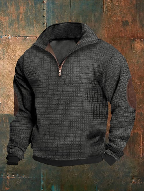 Casual Pullover mit Stehkragen