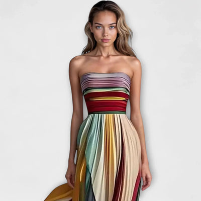 Flora™ | Ärmelloses Sommerkleid in Mehrfarbig