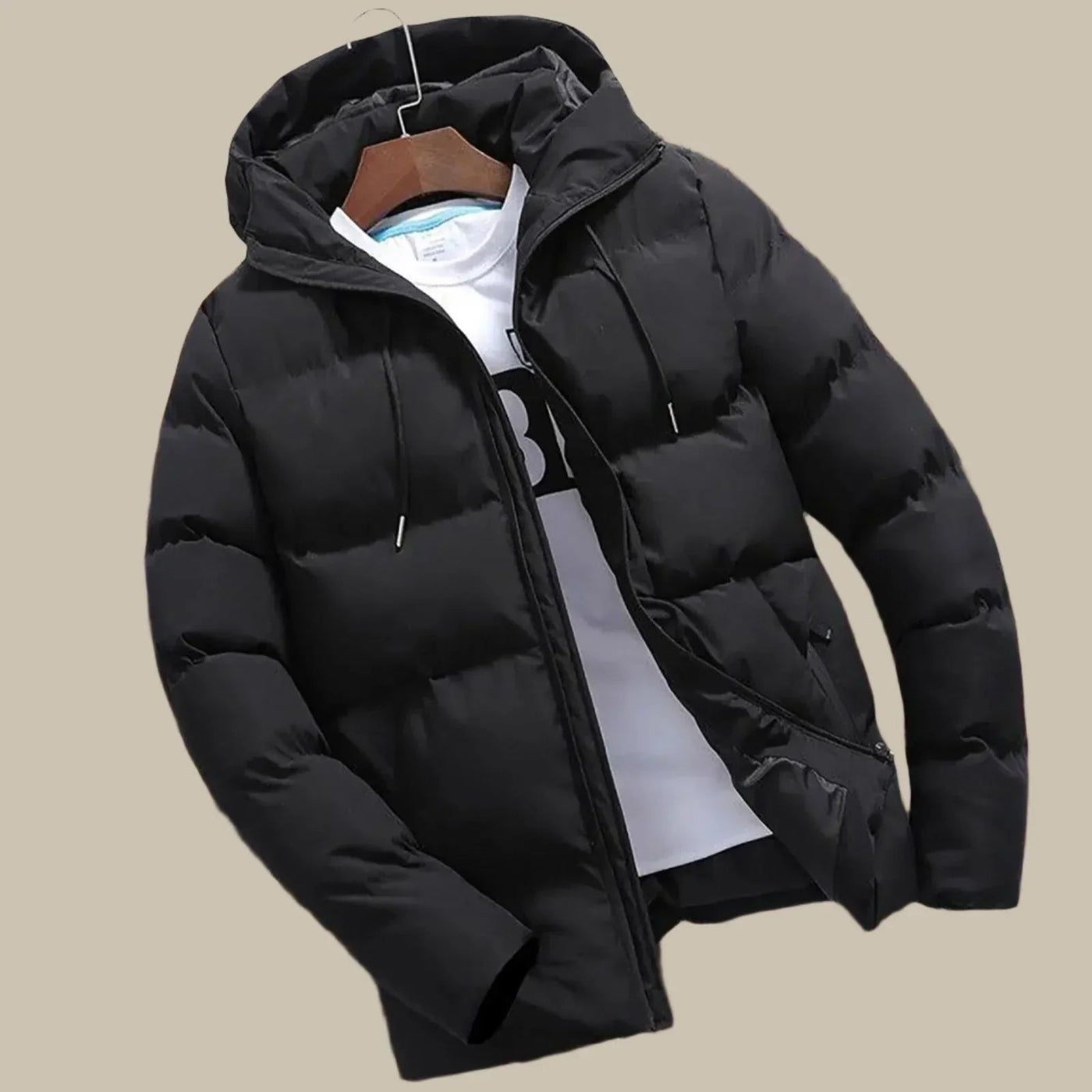 Wasserdichte und gepolsterte Parka-Jacke