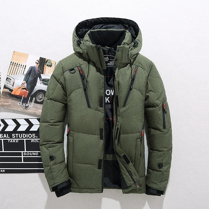 Winter-Parka mit Steppdesign
