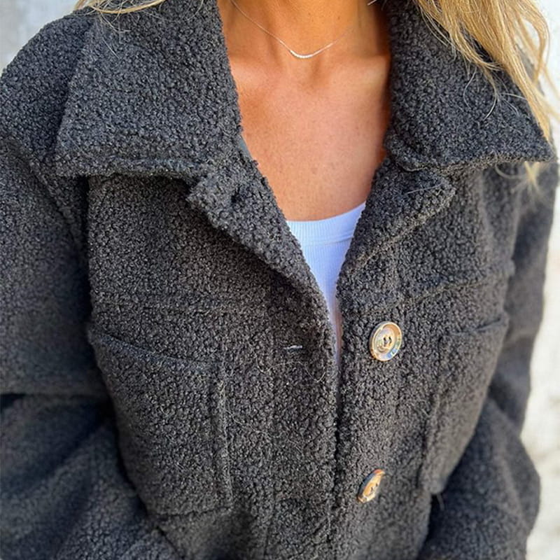 Annie | Trendmantel aus weichem Stoff