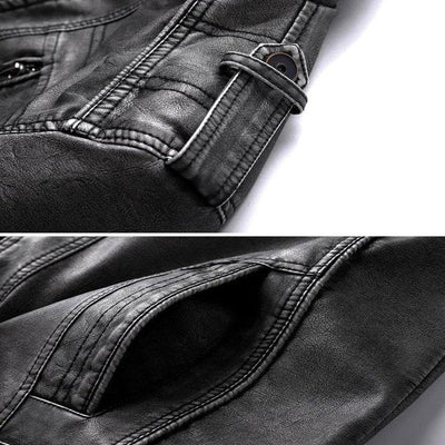 Elegante Urbane PU-Lederjacke