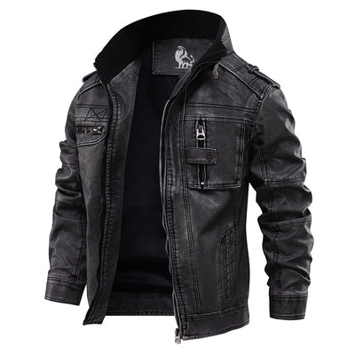 Elegante Urbane PU-Lederjacke