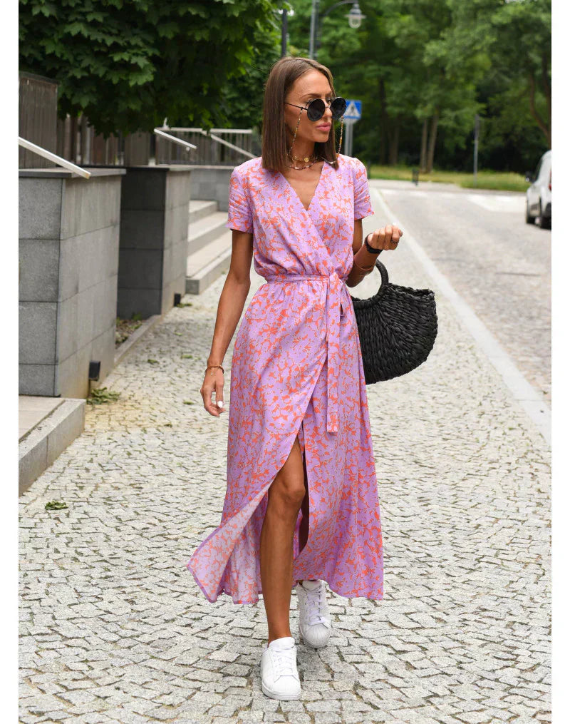Suzanne | Elegantes Kleid mit V-Ausschnitt