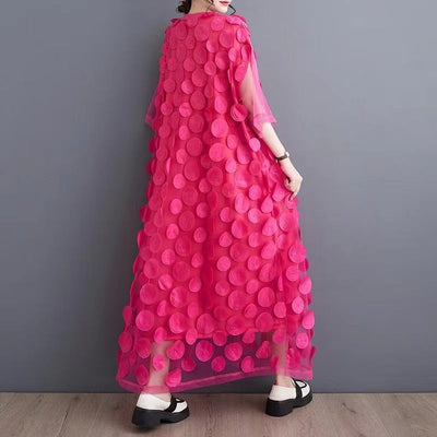 Asymmetrisches Tüll-Abendkleid