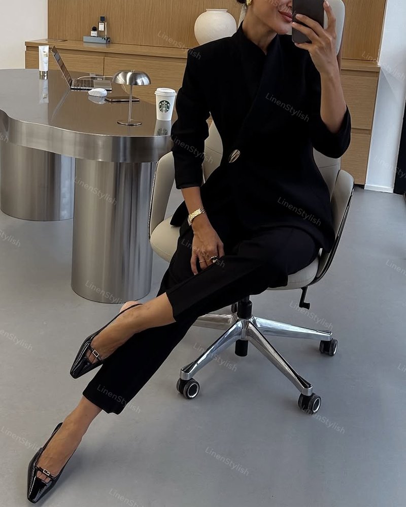 Mode-Set: Blazer und Hose