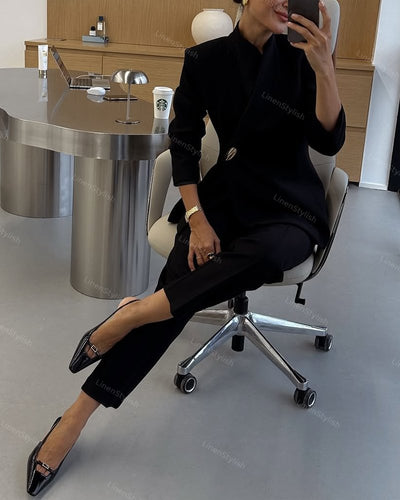 Mode-Set: Blazer und Hose