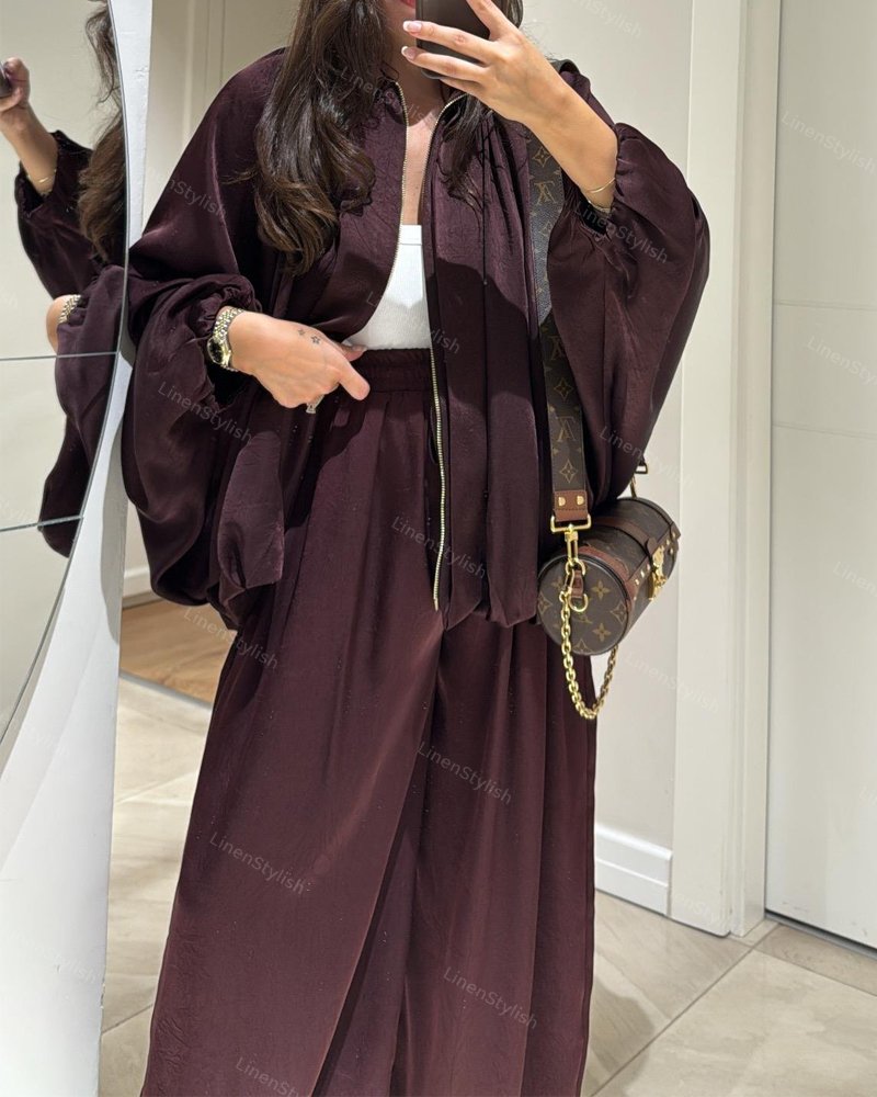 Lässiges Set aus Jacke und Hose