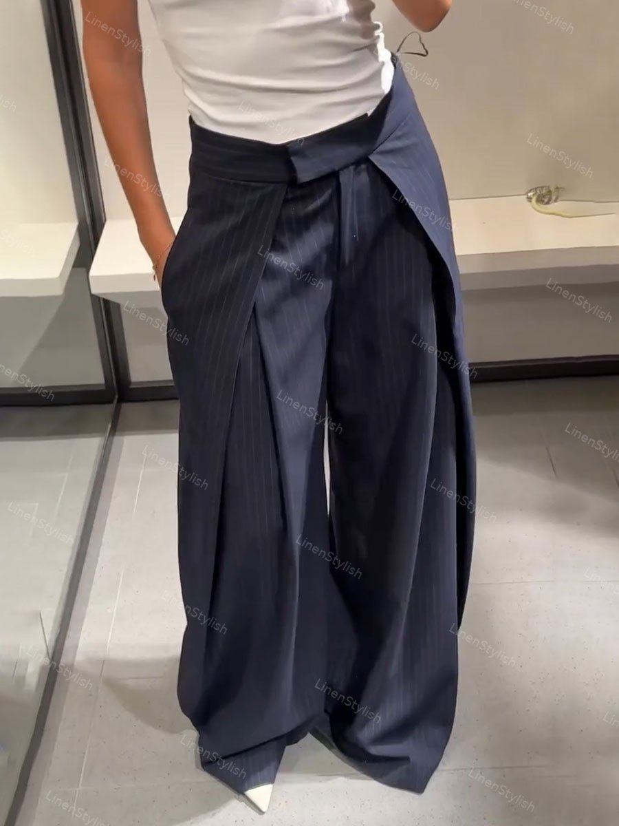 Elegante Streifenhose für den Alltag