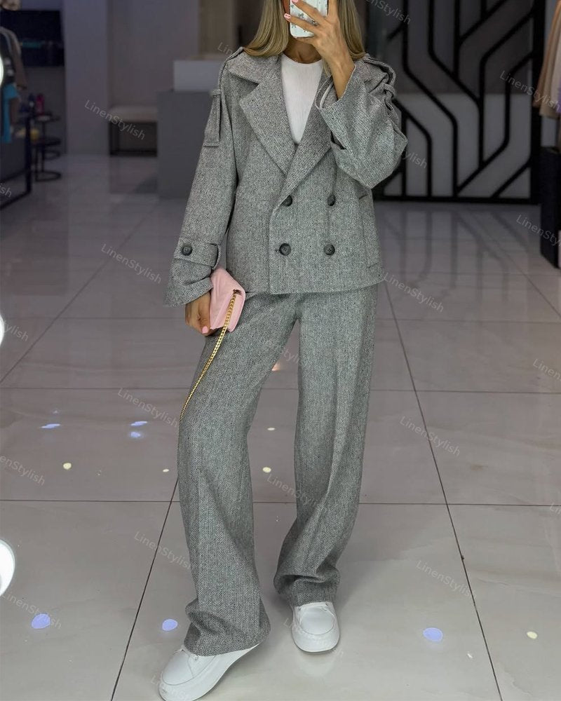 Elegantes Set aus Jacke und Hose