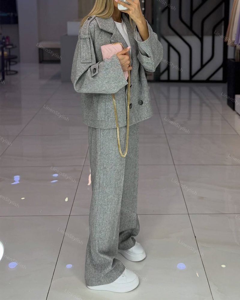 Elegantes Set aus Jacke und Hose