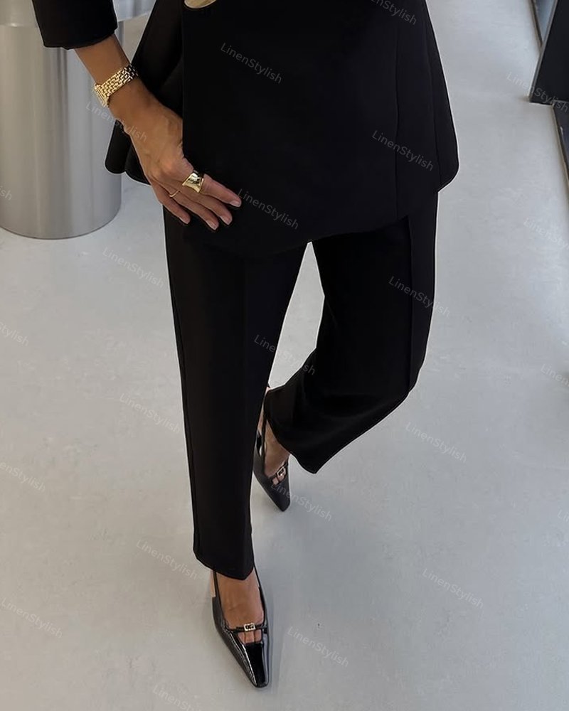 Mode-Set: Blazer und Hose