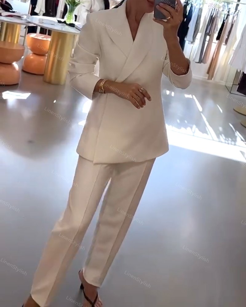 Mode-Set: Blazer und Hose