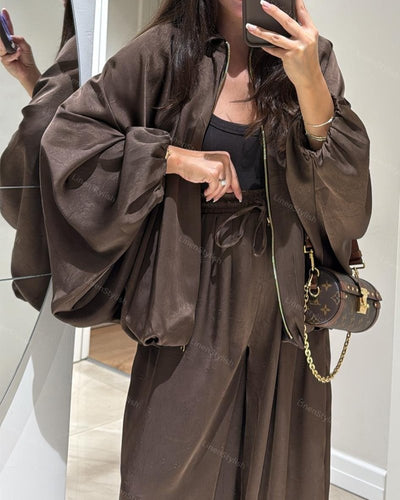 Lässiges Set aus Jacke und Hose