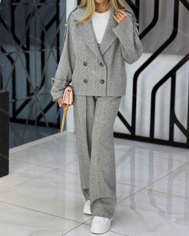 Elegantes Set aus Jacke und Hose