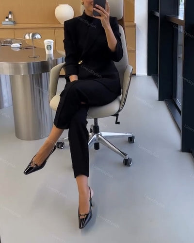 Mode-Set: Blazer und Hose