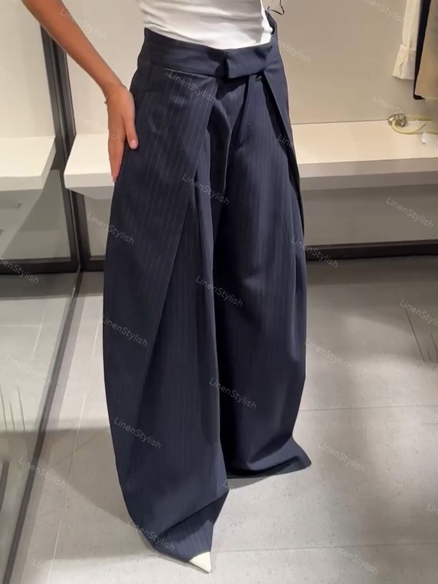 Elegante Streifenhose für den Alltag