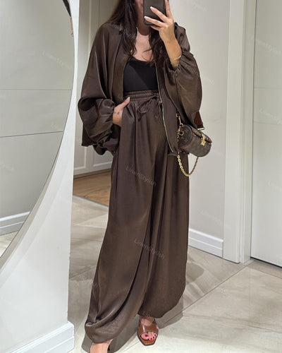 Lässiges Set aus Jacke und Hose